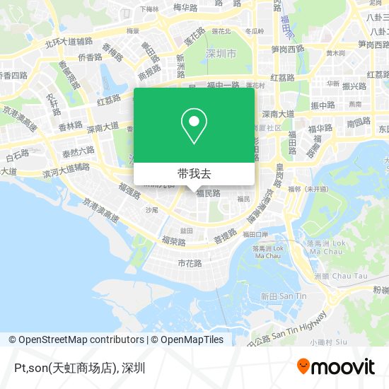 Pt,son(天虹商场店)地图
