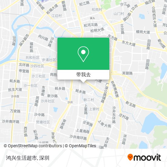 鸿兴生活超市地图