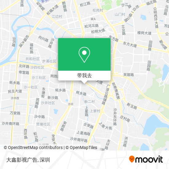 大鑫影视广告地图
