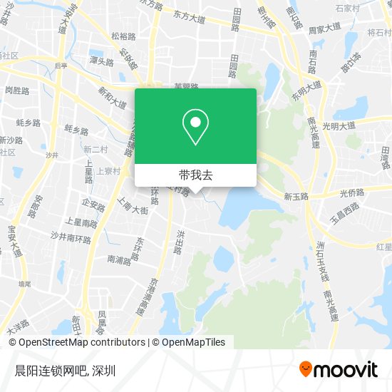晨阳连锁网吧地图