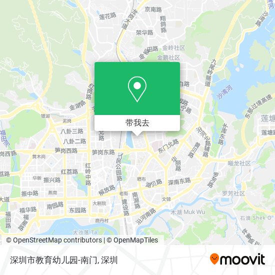 深圳市教育幼儿园-南门地图