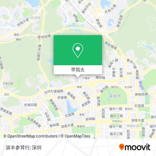 源丰参茸行地图