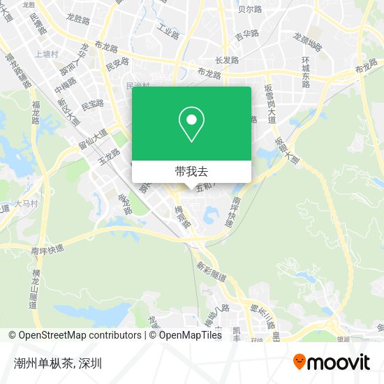潮州单枞茶地图