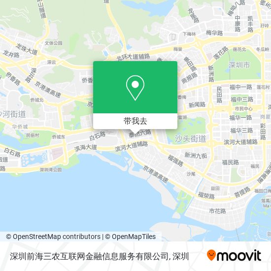 深圳前海三农互联网金融信息服务有限公司地图