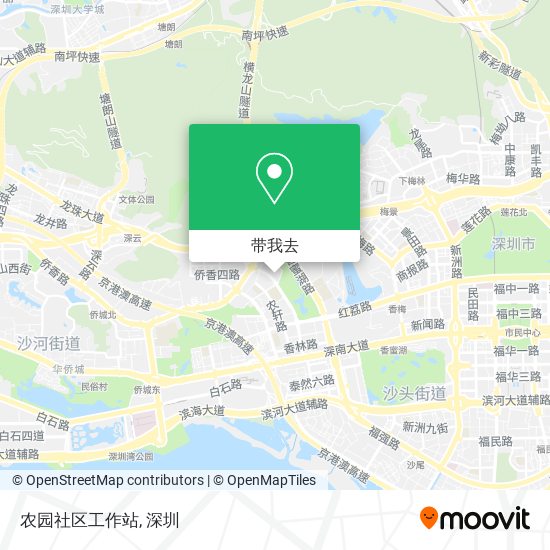农园社区工作站地图