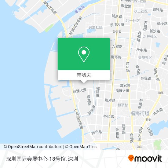 深圳国际会展中心-18号馆地图