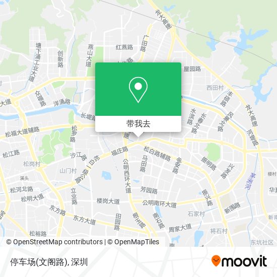 停车场(文阁路)地图