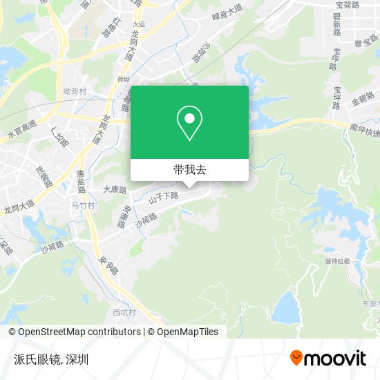 派氏眼镜地图
