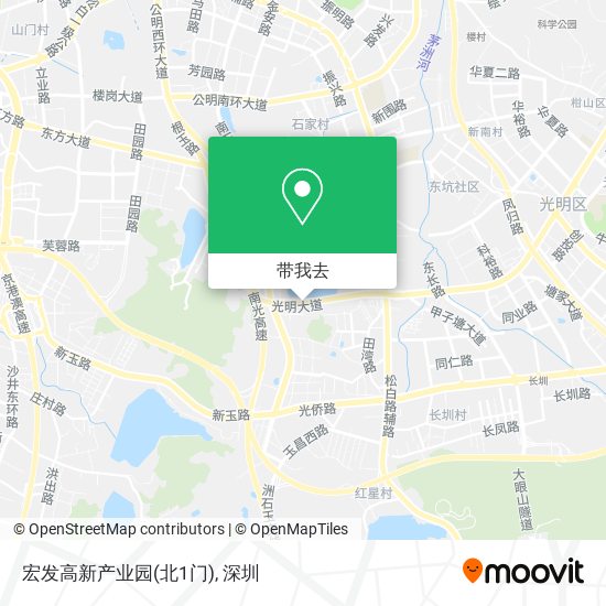 宏发高新产业园(北1门)地图