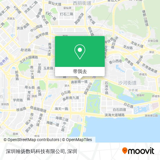 深圳翰扬数码科技有限公司地图