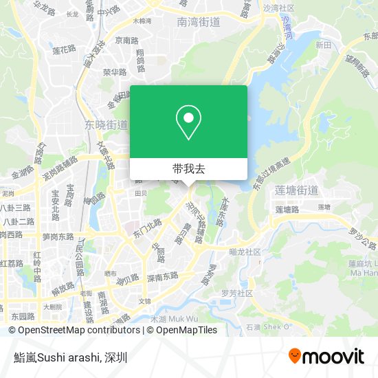 鮨嵐Sushi arashi地图