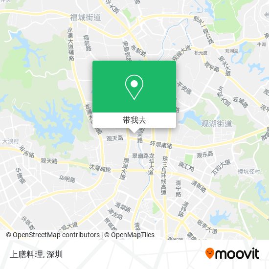 上膳料理地图