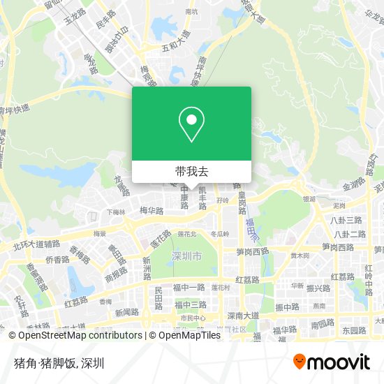 猪角·猪脚饭地图