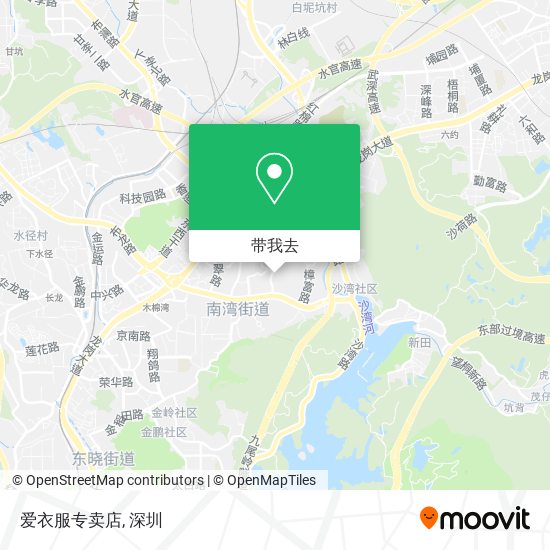 爱衣服专卖店地图
