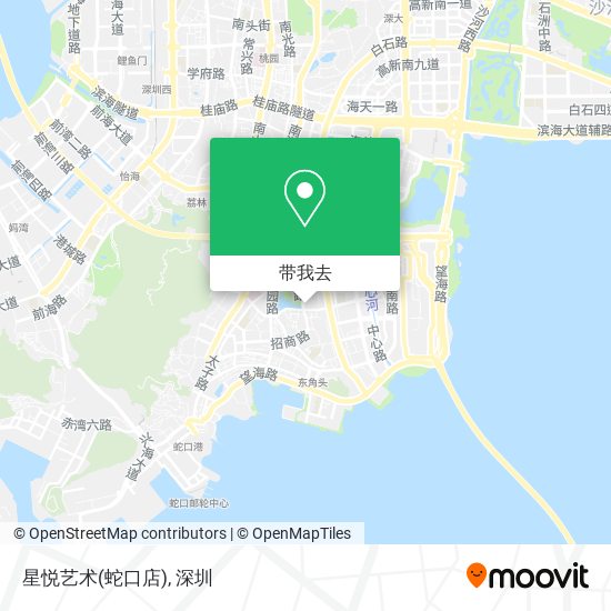 星悦艺术(蛇口店)地图