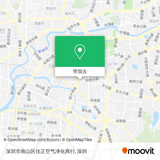 深圳市南山区佳正空气净化商行地图