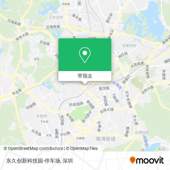 东久创新科技园-停车场地图
