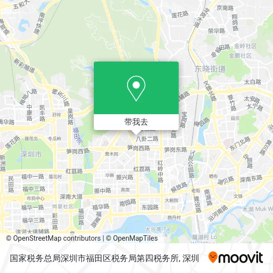 国家税务总局深圳市福田区税务局第四税务所地图