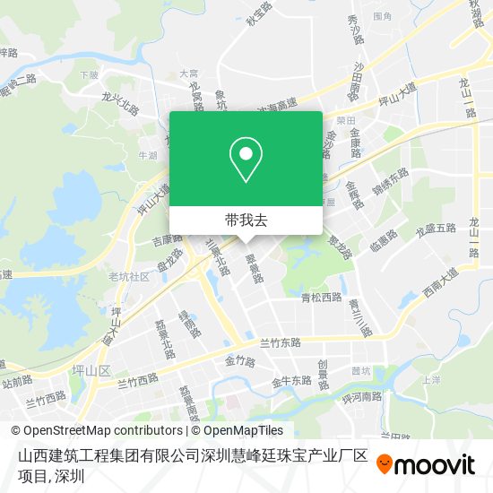 山西建筑工程集团有限公司深圳慧峰廷珠宝产业厂区项目地图