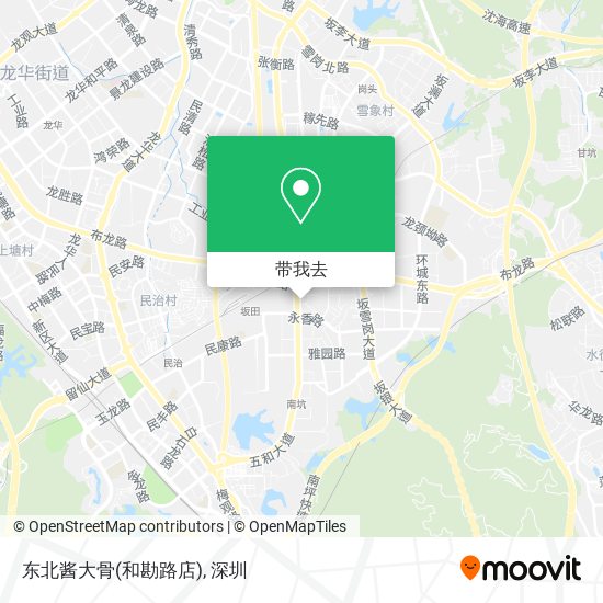 东北酱大骨(和勘路店)地图