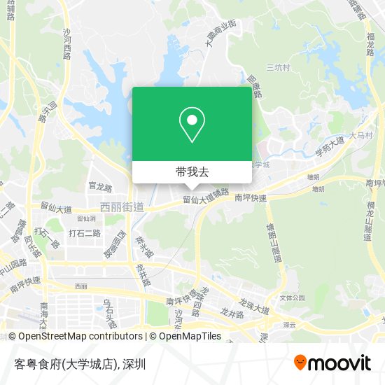客粤食府(大学城店)地图