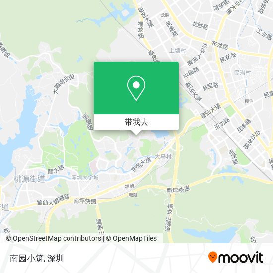 南园小筑地图