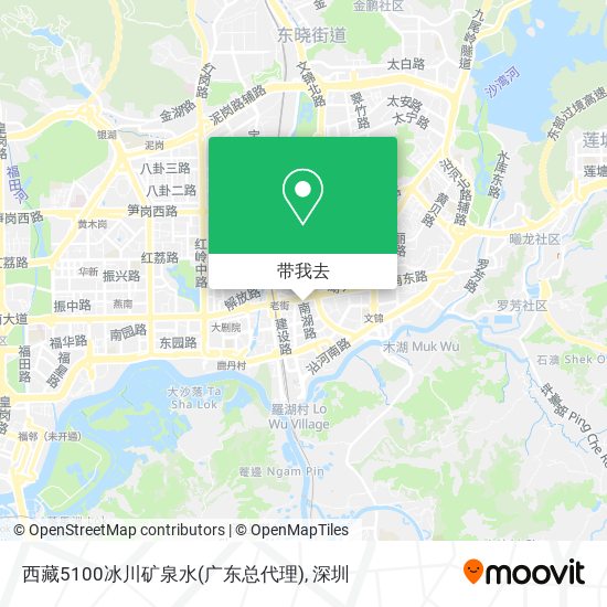 西藏5100冰川矿泉水(广东总代理)地图