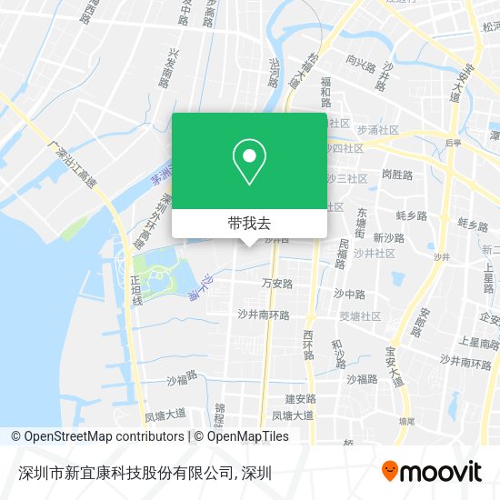 深圳市新宜康科技股份有限公司地图