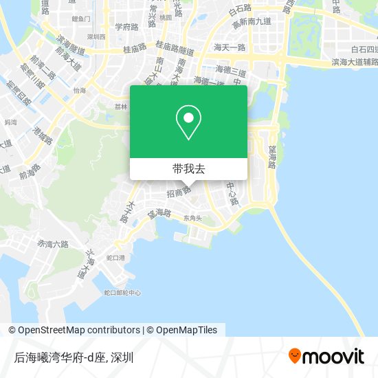 后海曦湾华府-d座地图