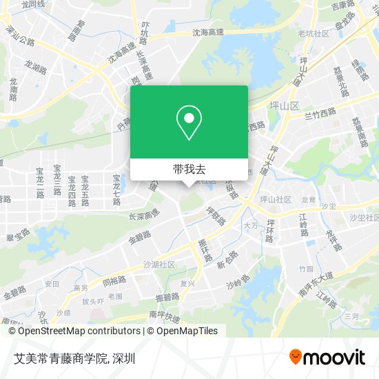 艾美常青藤商学院地图