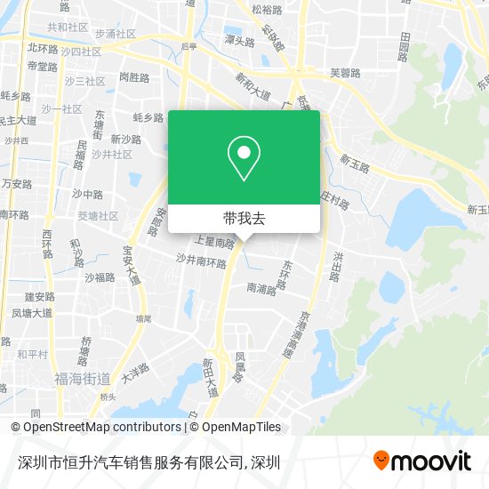 深圳市恒升汽车销售服务有限公司地图