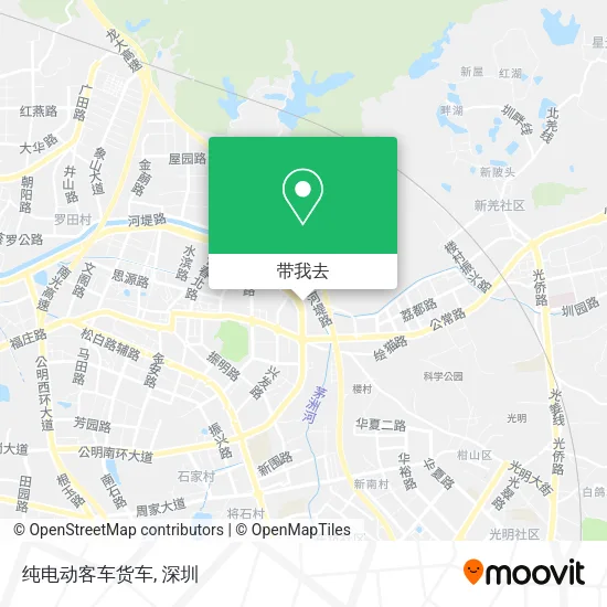 纯电动客车货车地图