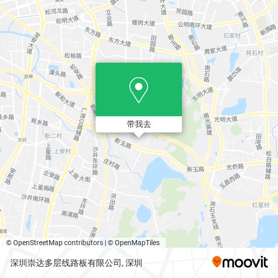 深圳崇达多层线路板有限公司地图
