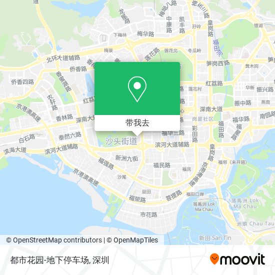 都市花园-地下停车场地图