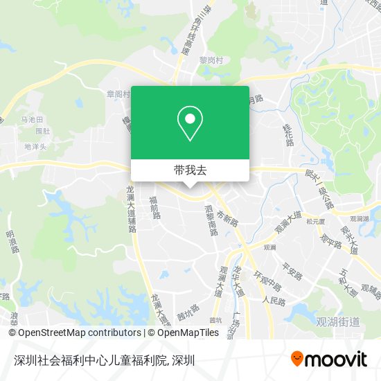 深圳社会福利中心儿童福利院地图