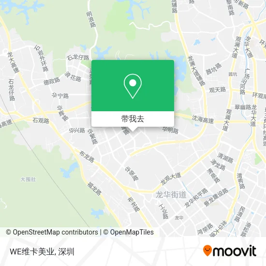 WE维卡美业地图