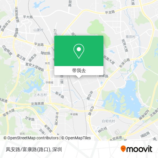 凤安路/富康路(路口)地图