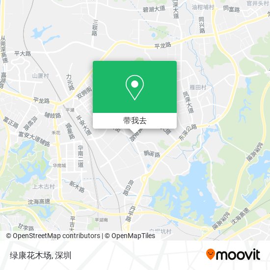 绿康花木场地图