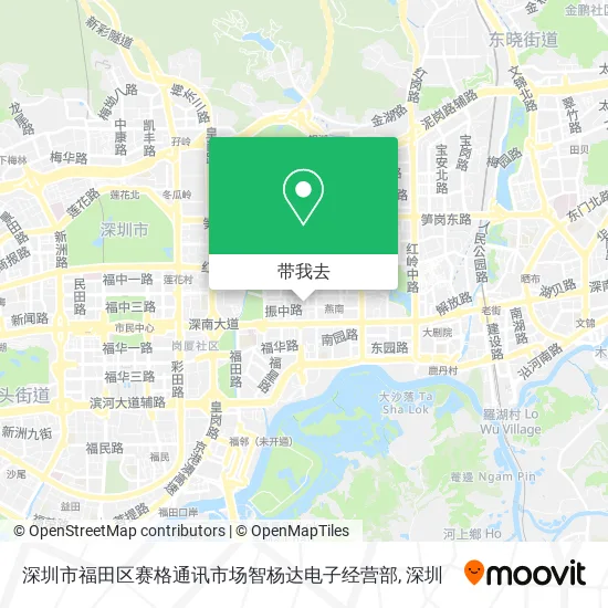 深圳市福田区赛格通讯市场智杨达电子经营部地图
