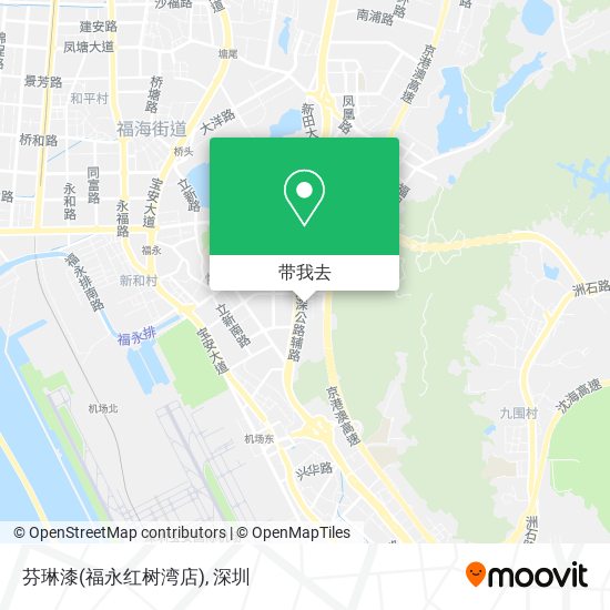芬琳漆(福永红树湾店)地图