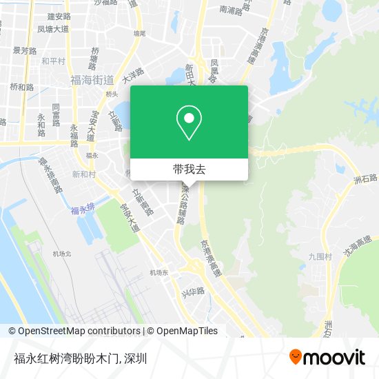 福永红树湾盼盼木门地图