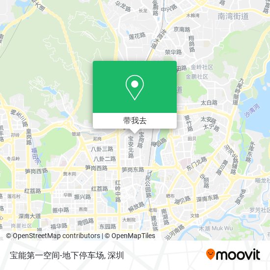 宝能第一空间-地下停车场地图