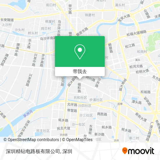 深圳精钻电路板有限公司地图