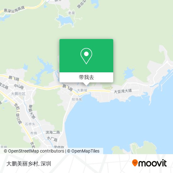 大鹏美丽乡村地图