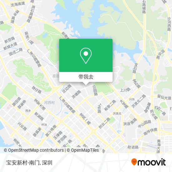 宝安新村-南门地图