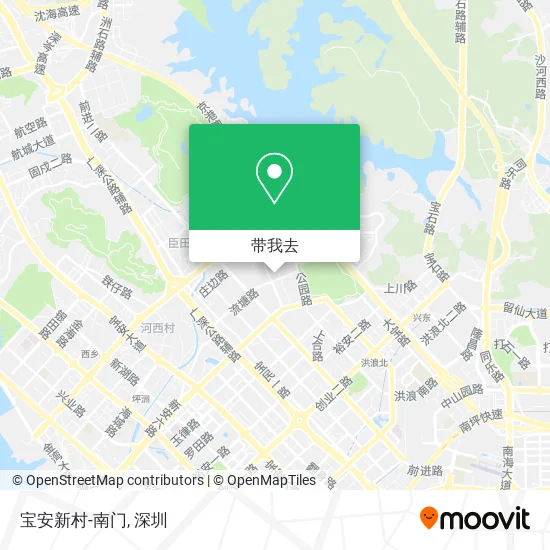 宝安新村-南门地图