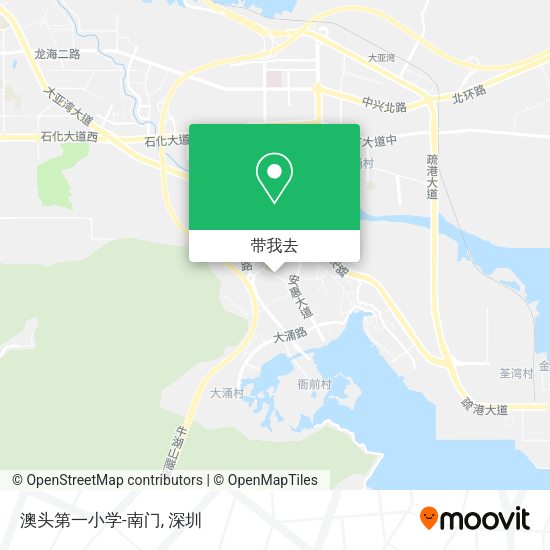 澳头第一小学-南门地图