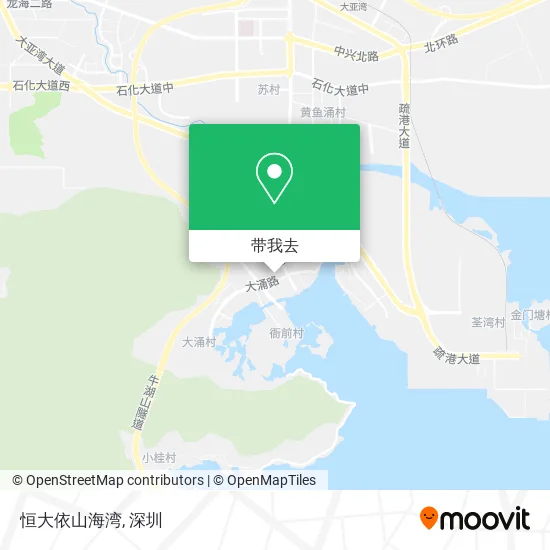 恒大依山海湾地图