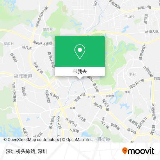 深圳桥头旅馆地图