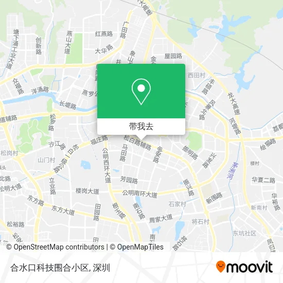 合水口科技围合小区地图